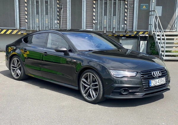 Audi A7 cena 109000 przebieg: 256000, rok produkcji 2015 z Żary małe 379